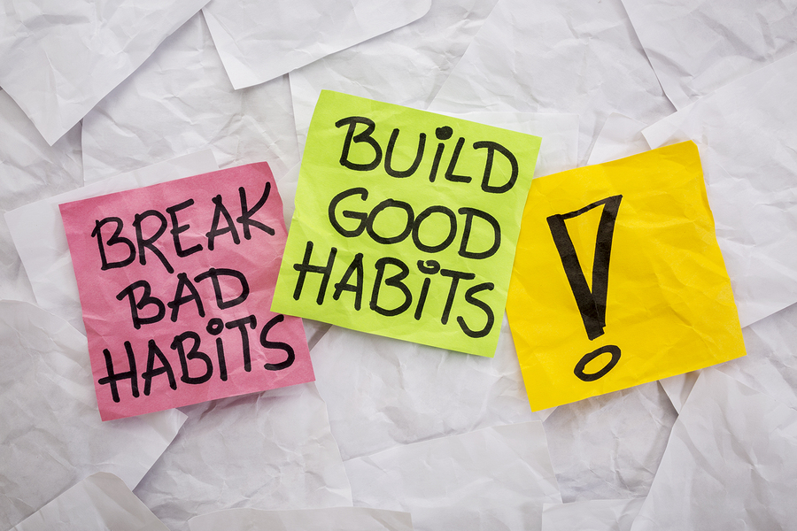 how to create new habits and stick to them