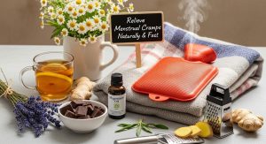Heat therapy for menstrual cramps relief
