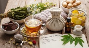 Herbal tea for menstrual pain relief