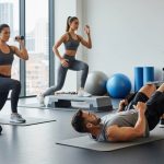 Seattle fitness enthusiast performing joint-friendly leg exercises indoors